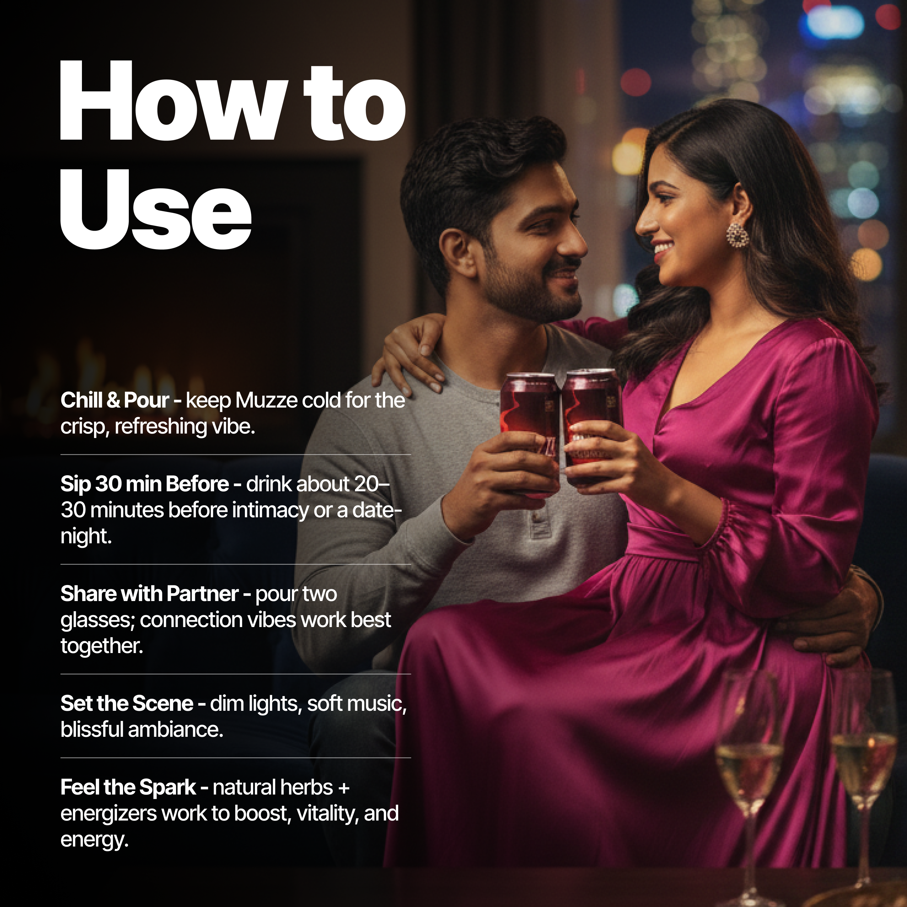 Nooky Muzze - Aphrodisiac  Mood Drink for Couples