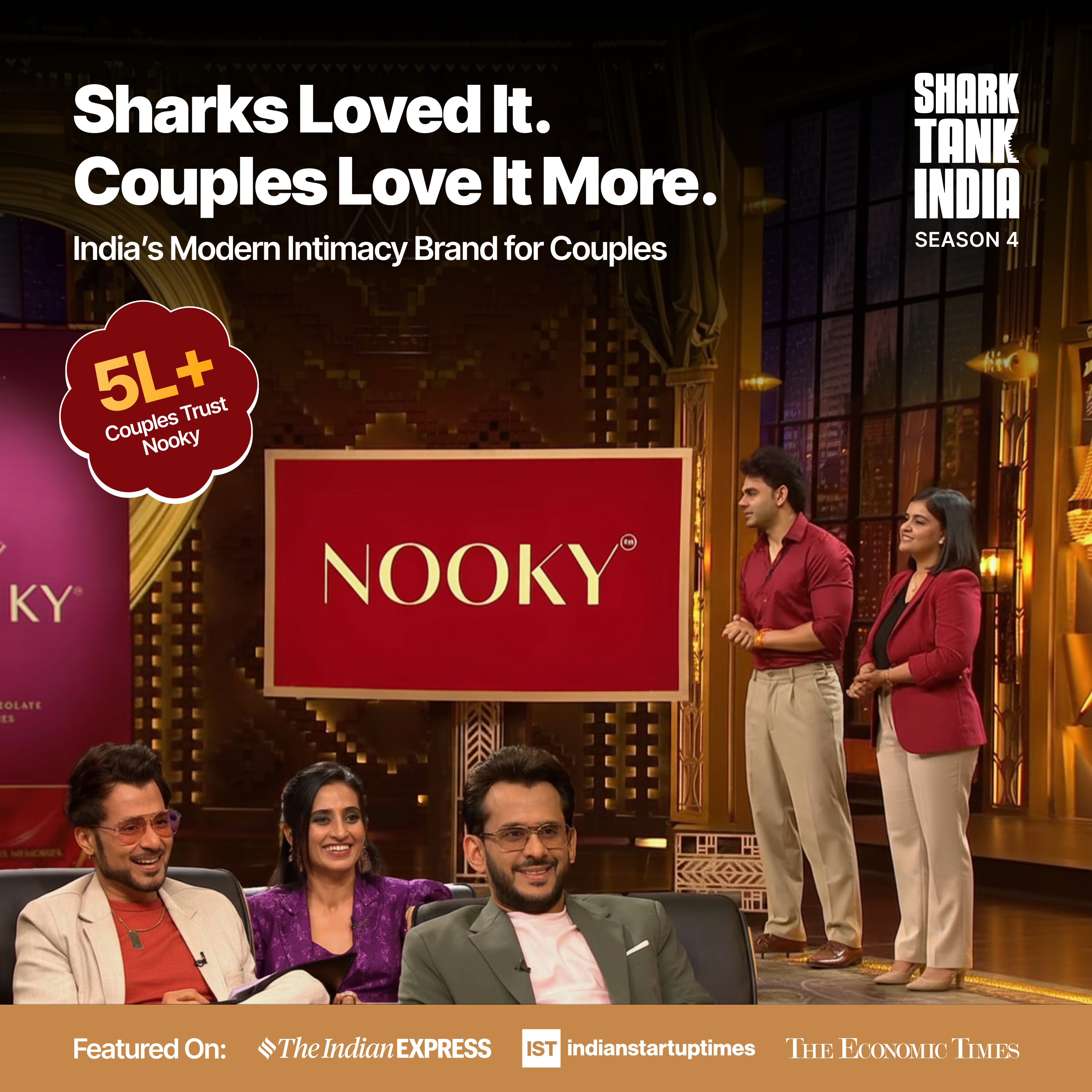 Nooky Connect 3-in-1 Condom Kit | Chocolate+Blindfold
