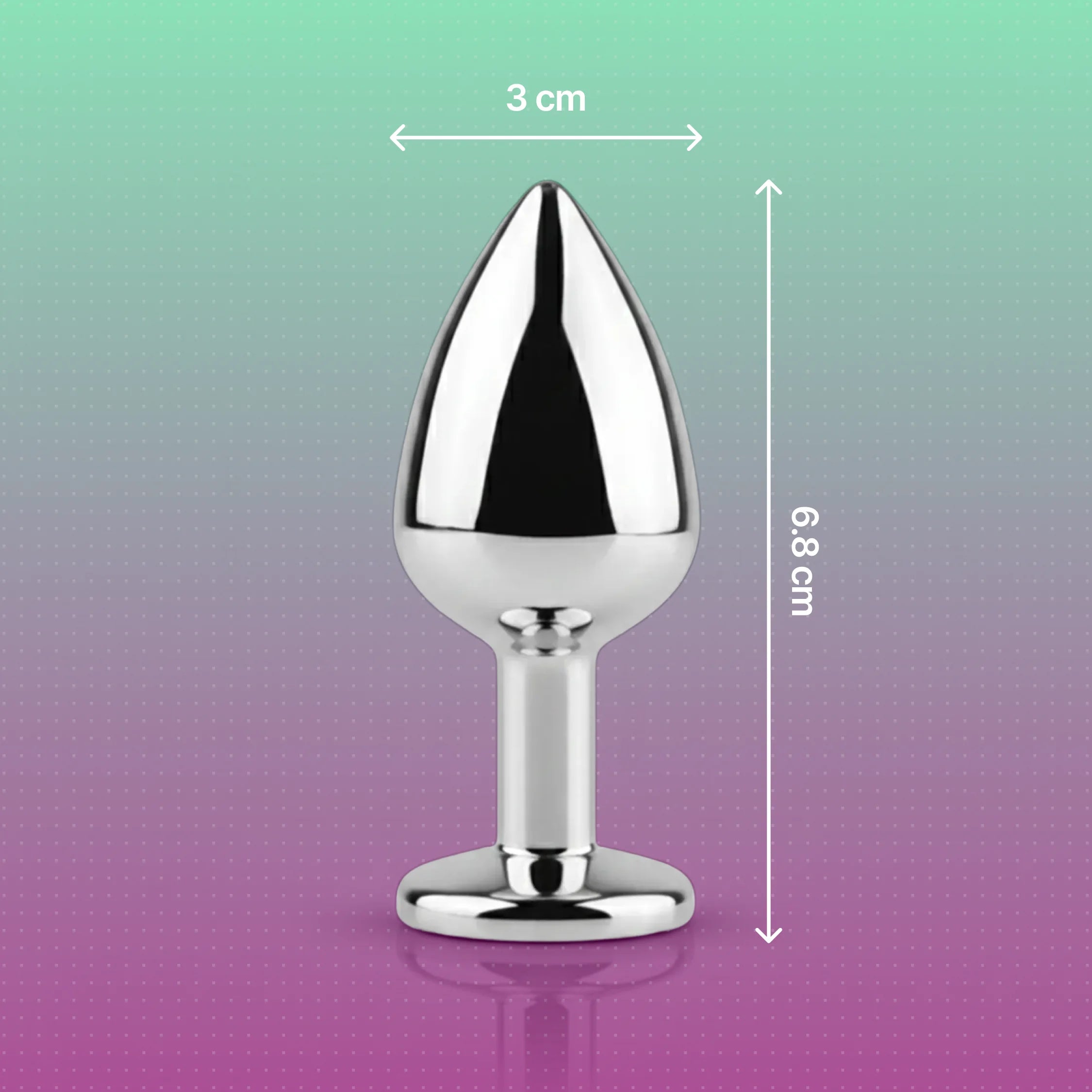 Nooky Core-2-in-1 Kit | Heart Metal Butt Plug & Water based  Natural Lube