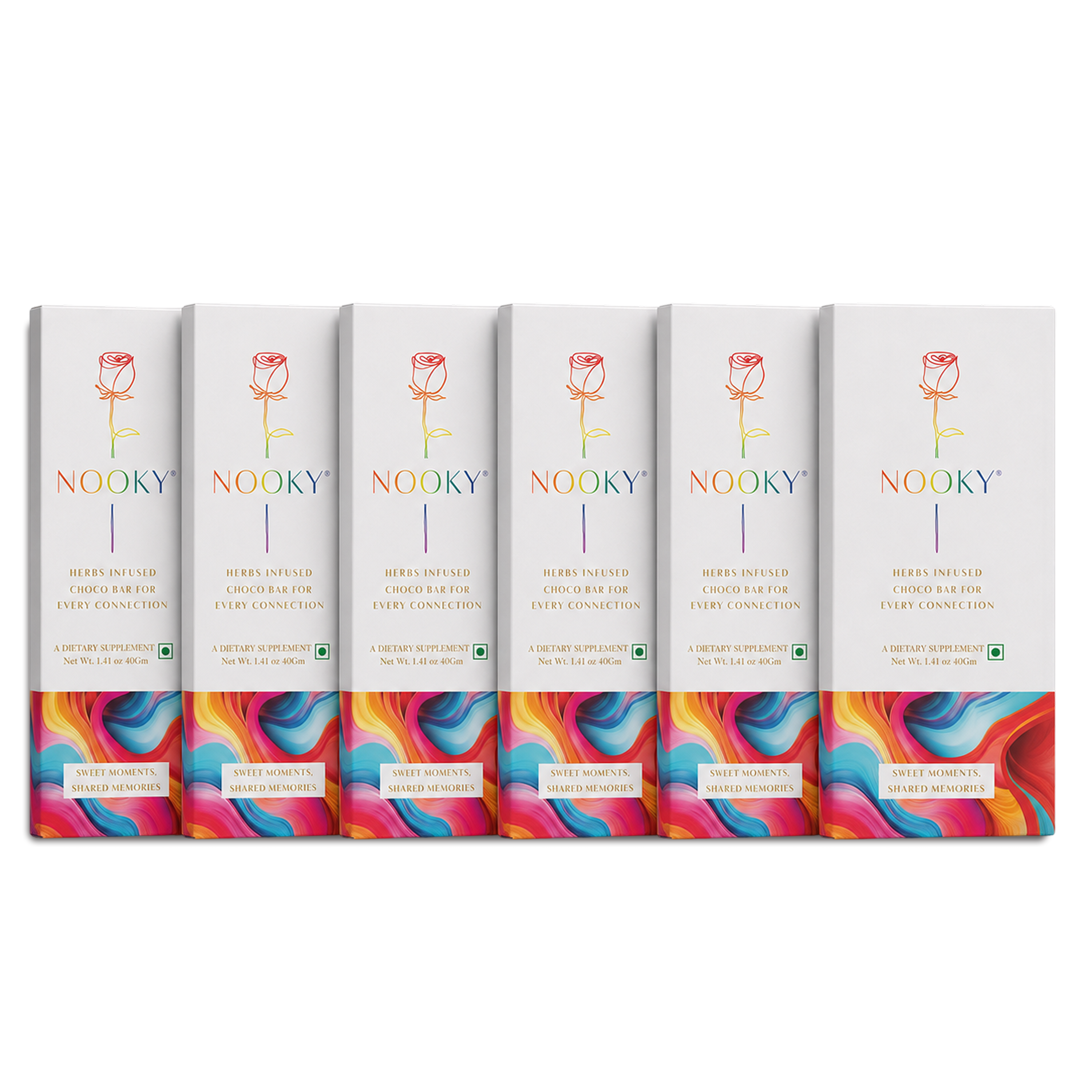 Nooky LGBTQ+- 2-In-1 Intimacy Aphrodisiac Chocolate Them