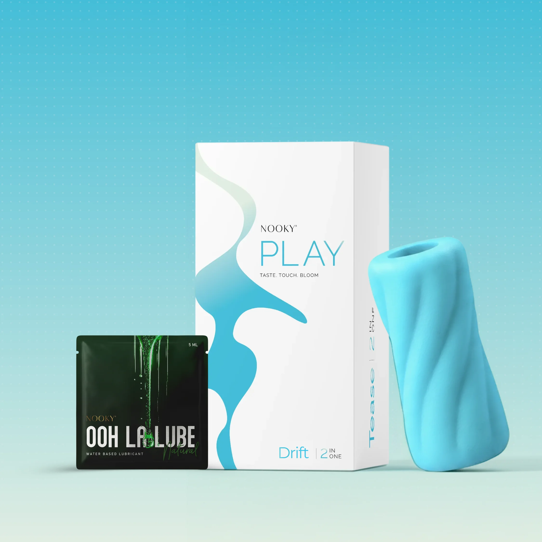 Nooky Drift -2-in-1 Kit | Men’s Stroker & Water based Natural Lube