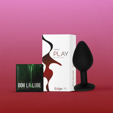 Nooky Edge -2-in-1 Kit | Silicone Plug & Water based Natural Lube