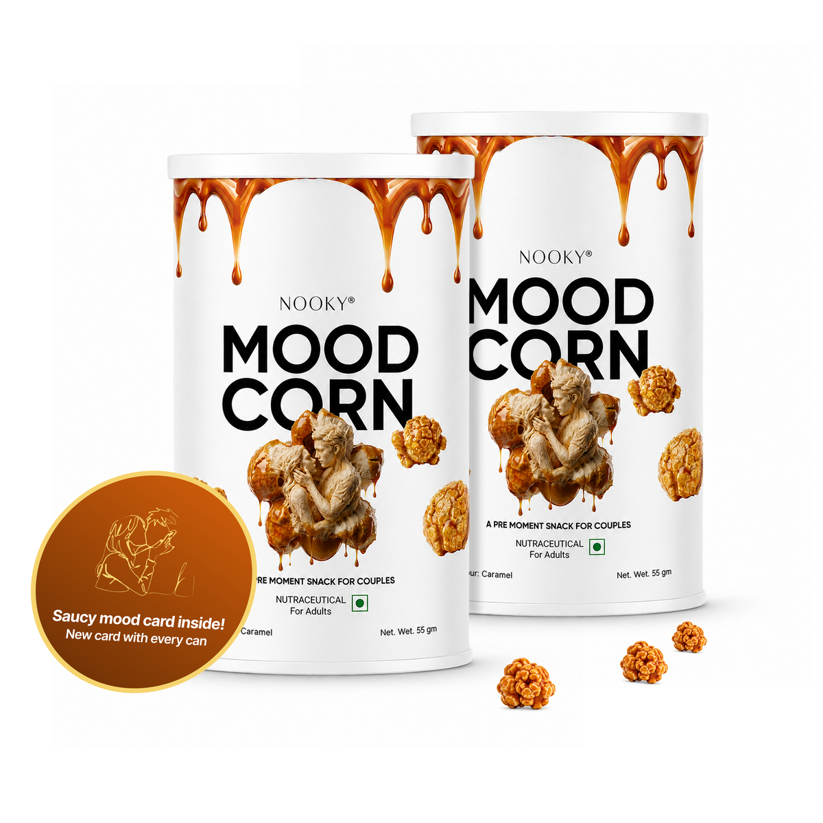 Nooky Moodcorn Herb-infused Caramel Popcorn For Couples