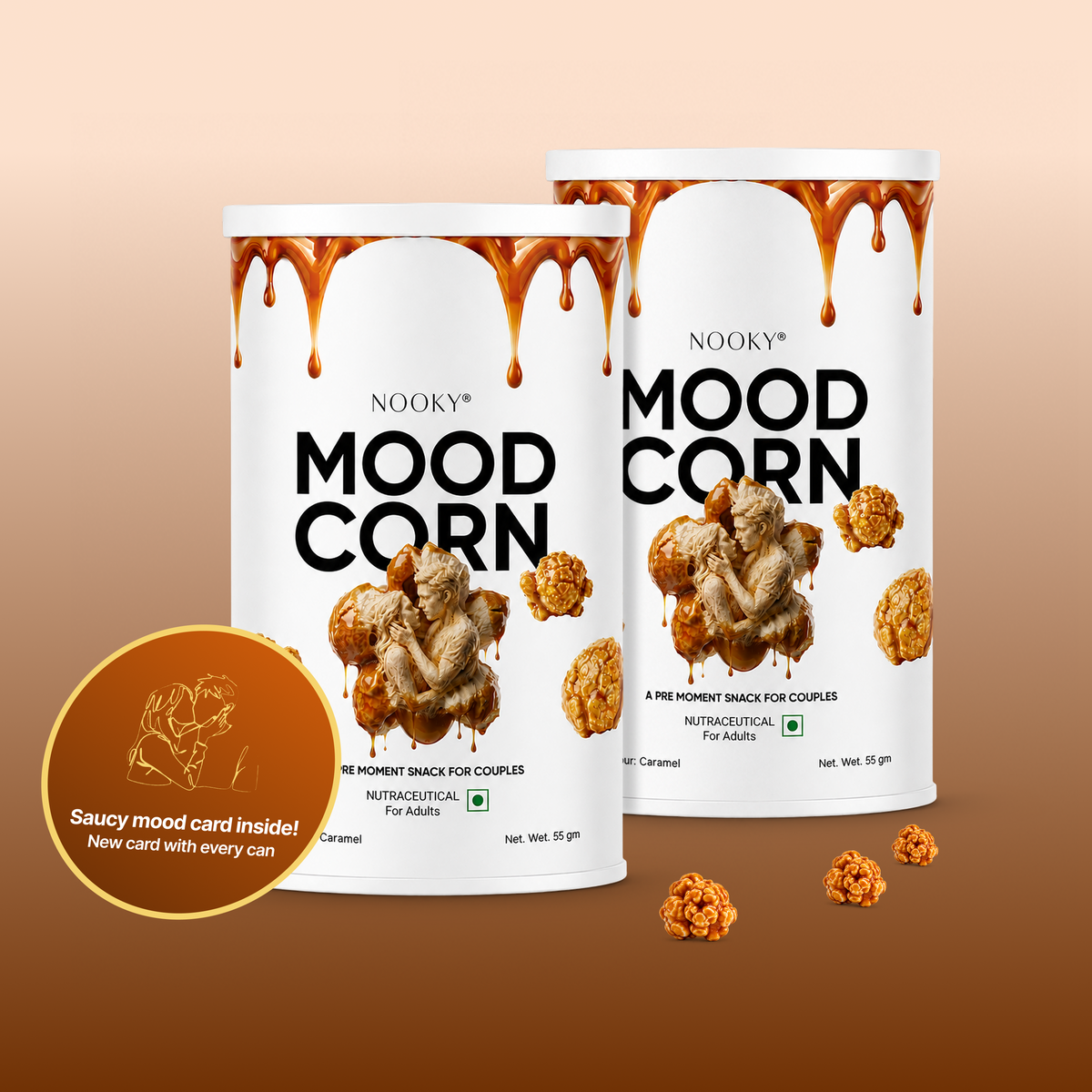 Nooky Moodcorn Herb-infused Caramel Popcorn For Couples