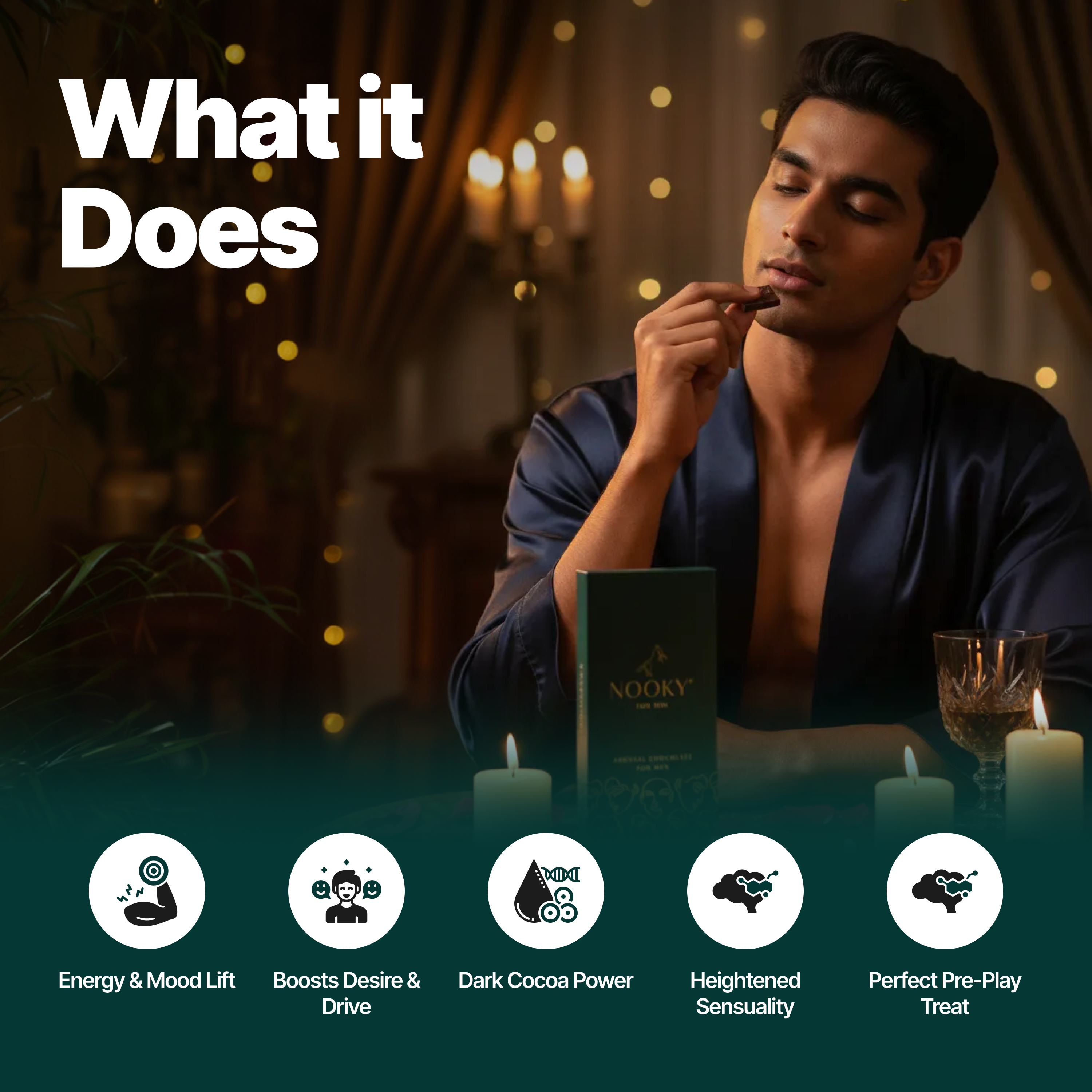 Mood Enhancing Chocolate Treat for Men