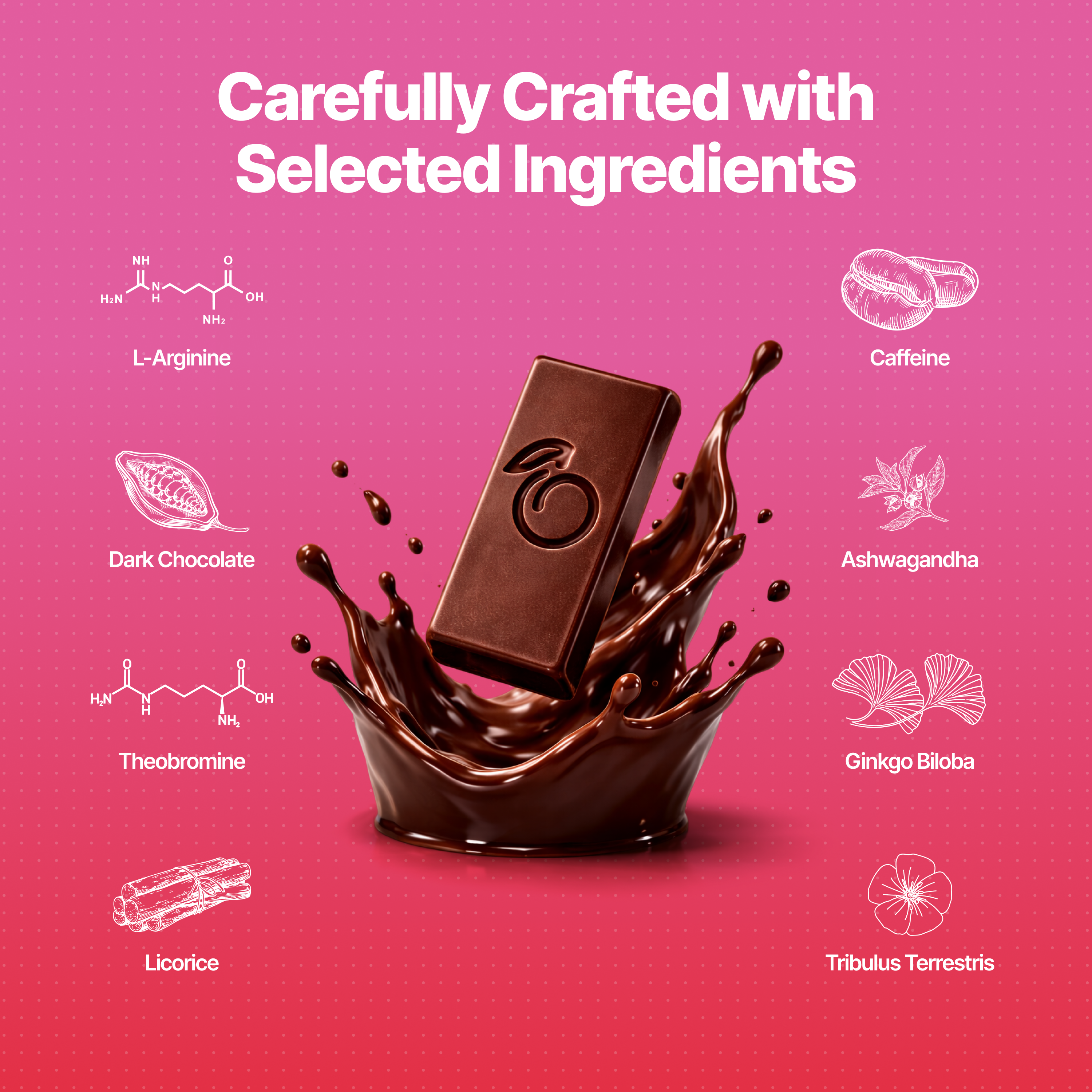 Nooky Blush 2-in-1 Play Kit | Pulse Women’s Massager + Herb Infused Choco Bar for Women