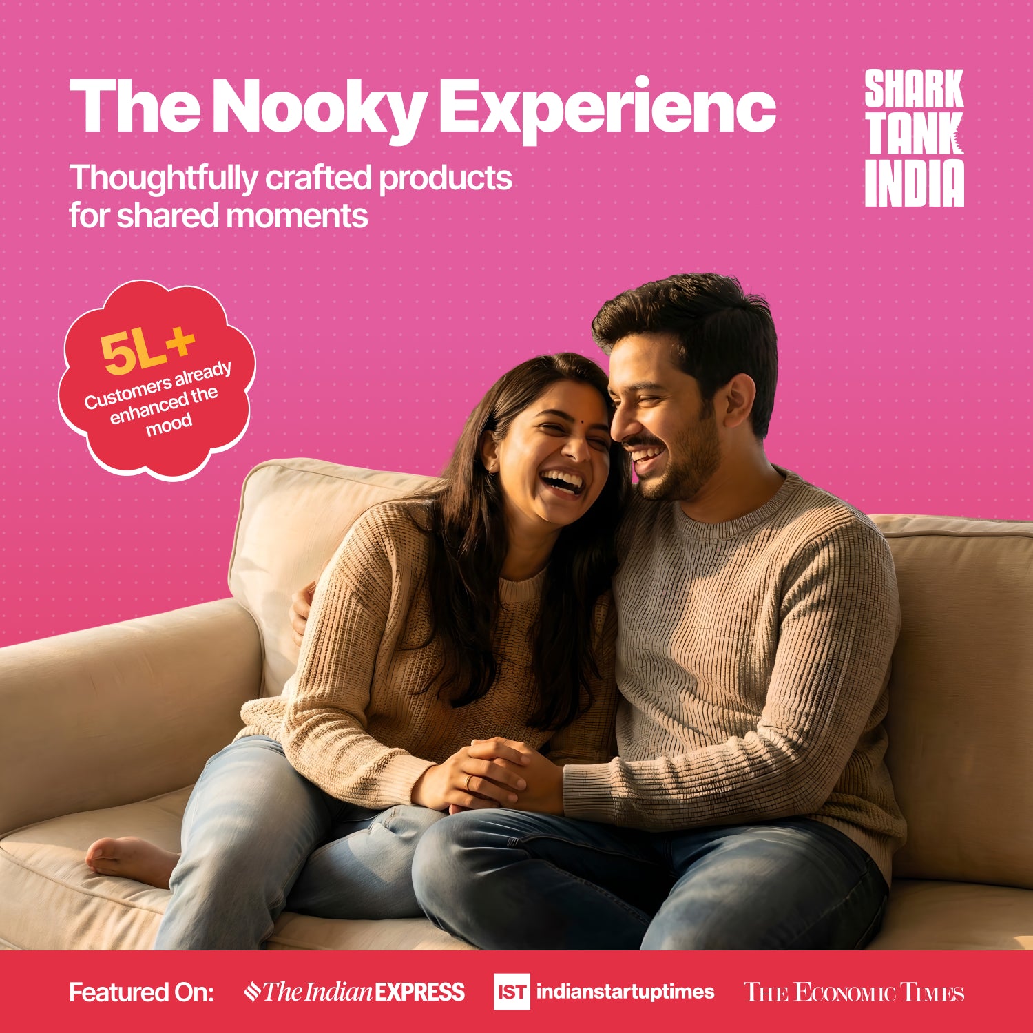 Nooky Blush 2-in-1 Play Kit | Pulse Women’s Massager + Herb Infused Choco Bar for Women