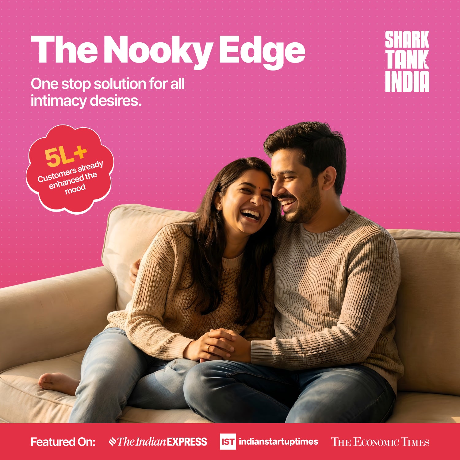 Nooky Blush 2-in-1 Play Kit | Pulse Women’s Massager + Intimacy Chocolate for Her