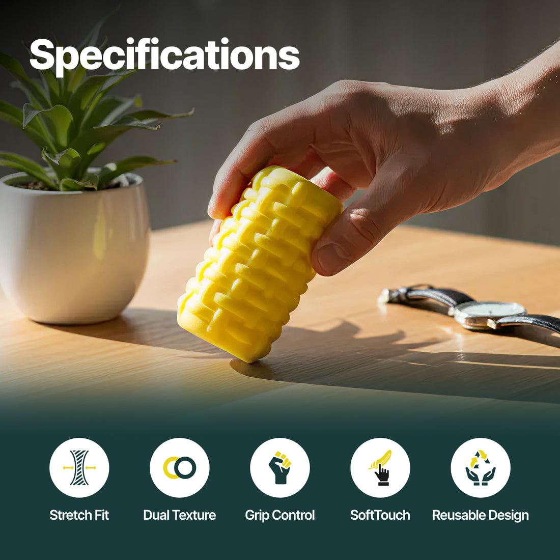 Nooky Moan 2-in-1 Play Kit | Maestro Men’s Stroker + Intimacy Chocolate for Him