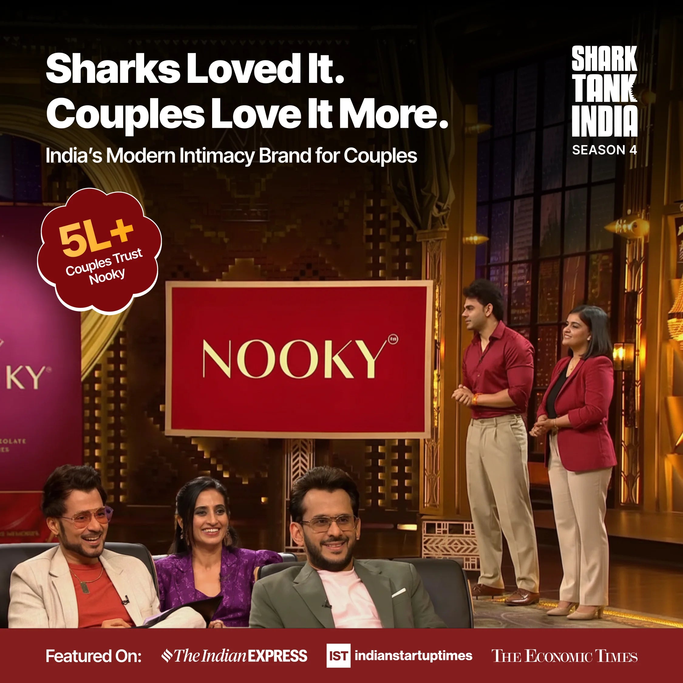 Nooky Fresh-2-In- 1 Ultra thin Condom kit | Natural Intimate Wash + Condoms