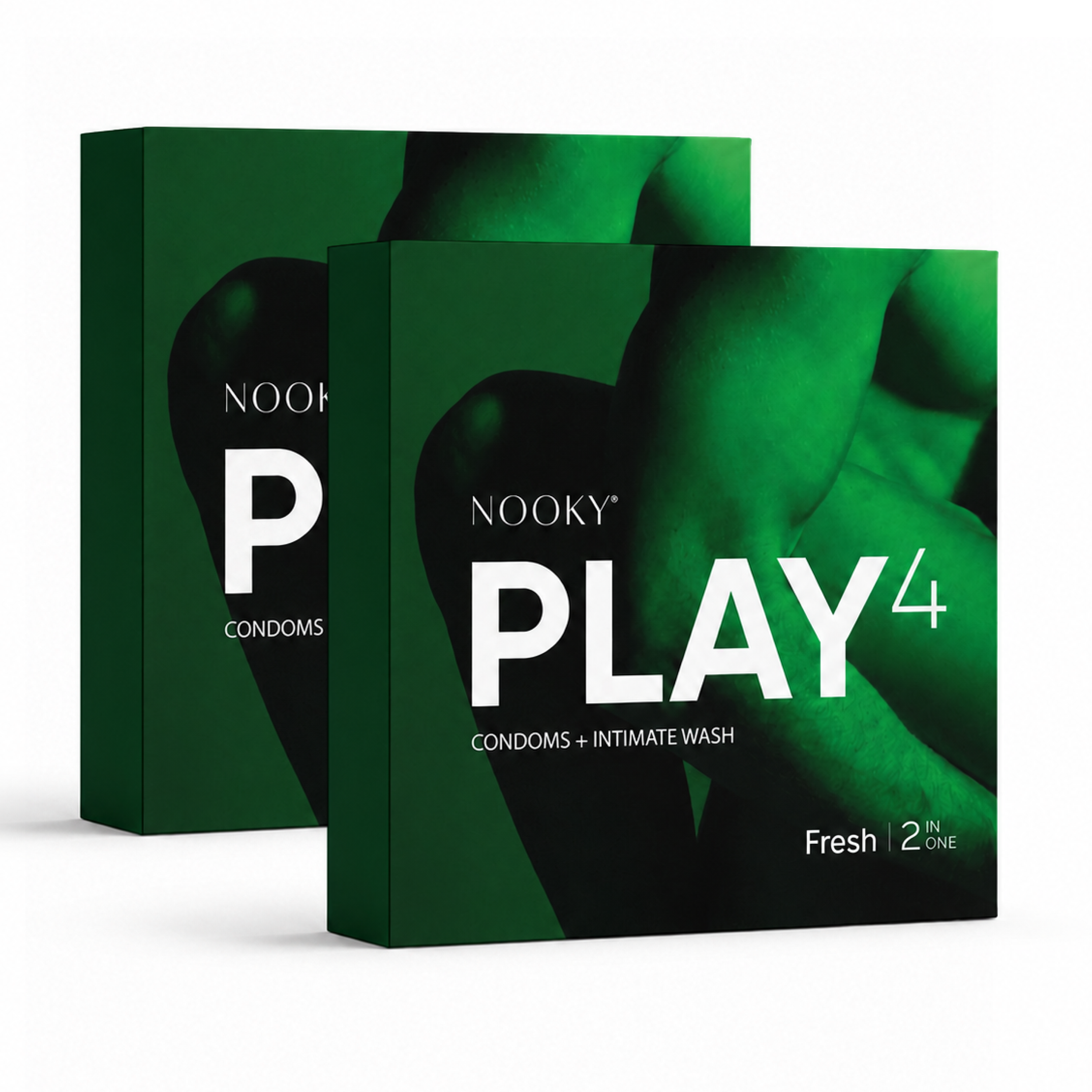 Nooky Fresh-2-In- 1 Ultra thin Condom kit | Natural Intimate Wash + Condoms