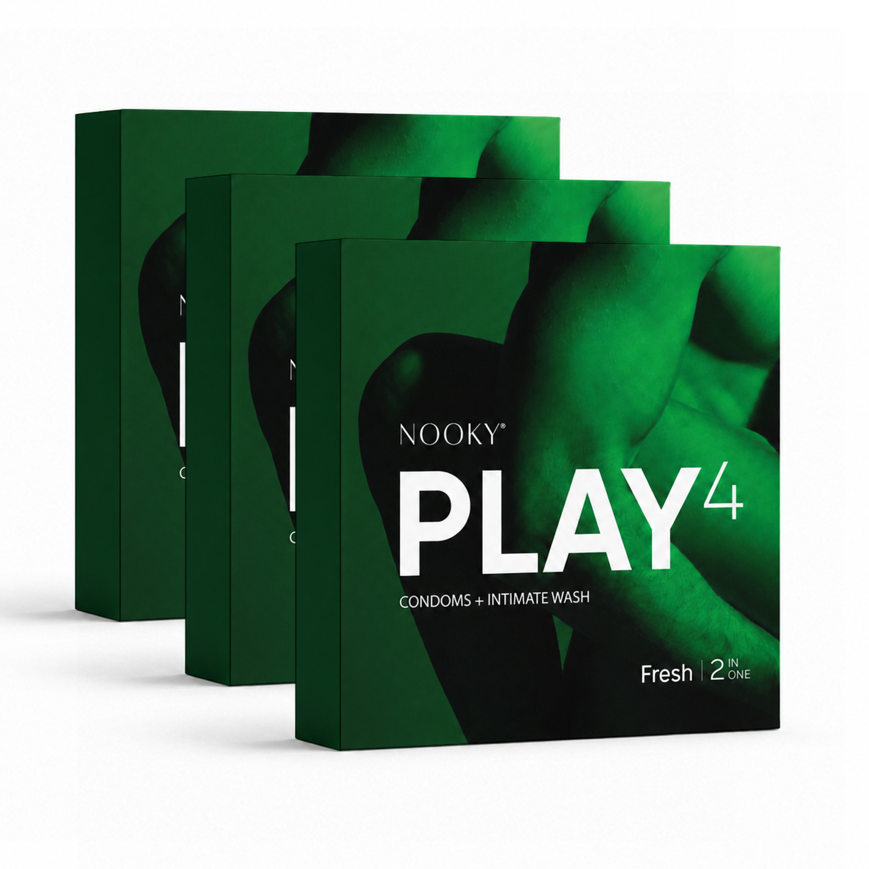 Nooky Fresh-2-In- 1 Ultra thin Condom kit | Natural Intimate Wash + Condoms