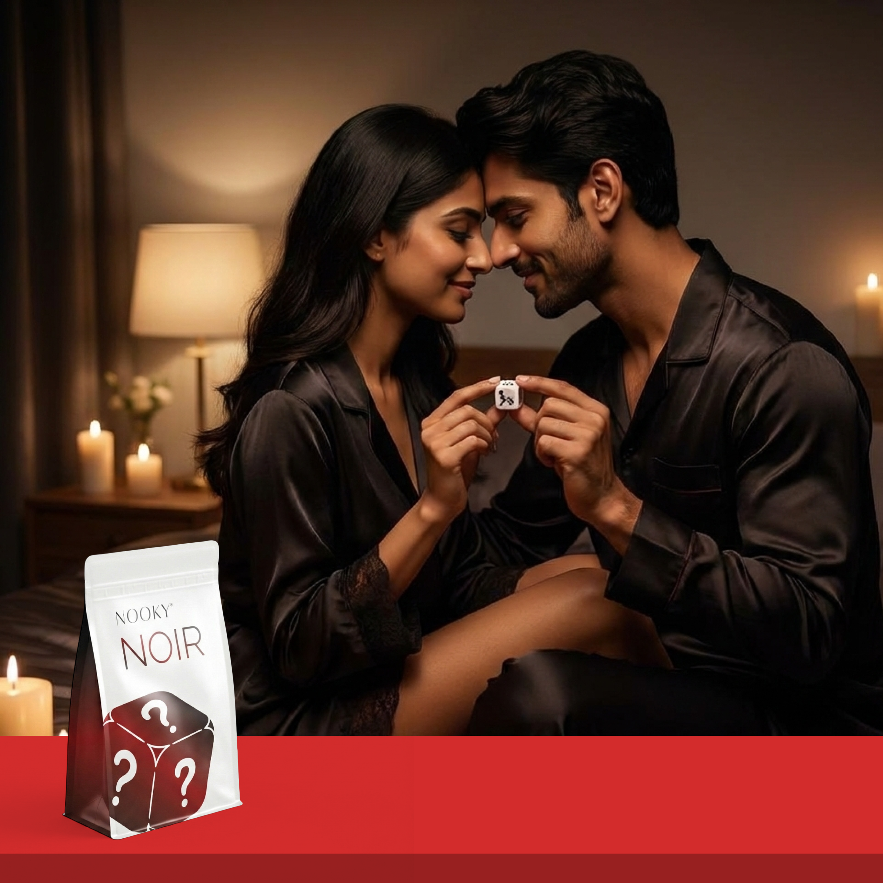 Nooky Noir-Intimacy Play Dice | Couples Adult Game