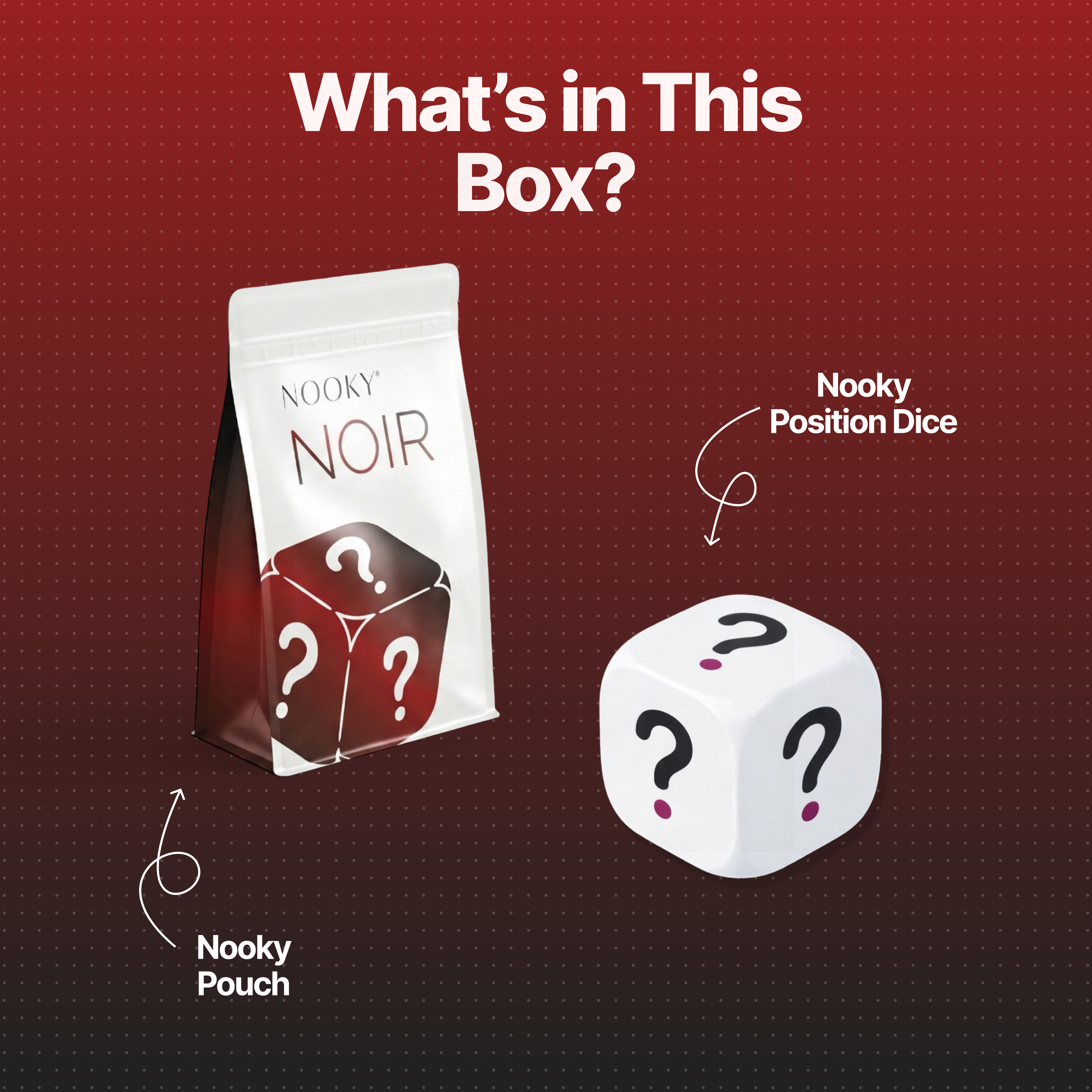 Nooky Noir-Intimacy Play Dice | Couples Adult Game