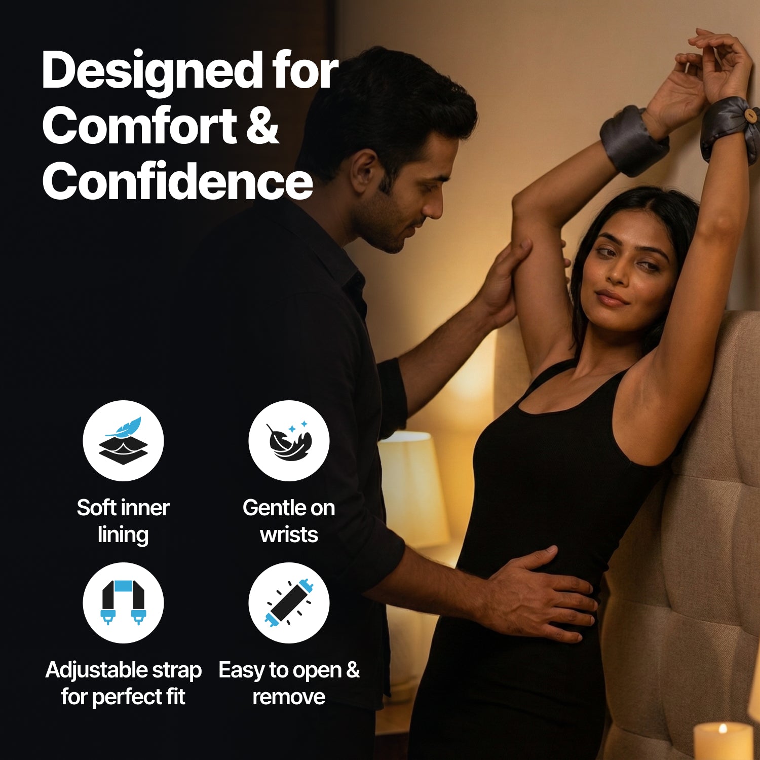 Stylish Handcuffs for Spicy Bondage Play