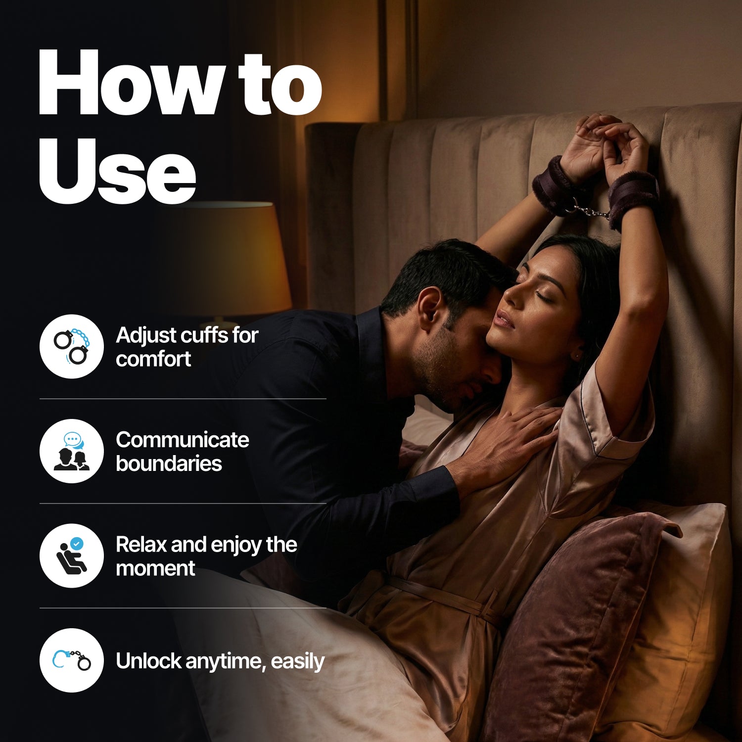 Stylish Handcuffs for Spicy Bondage Play