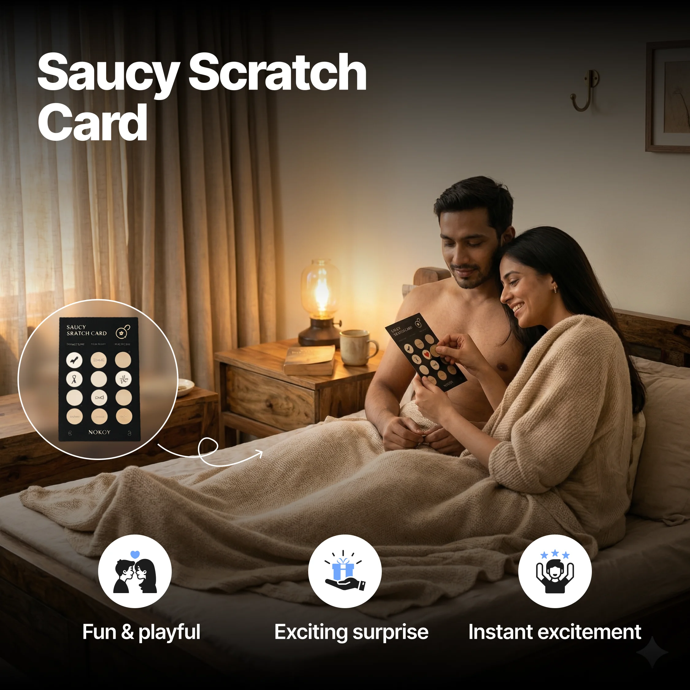 Nooky Dare Box- 5-in-1 Date Night kit for Couples